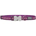 Petpath Dog Collar Design Daisy Chain Purple; Medium PE1614911